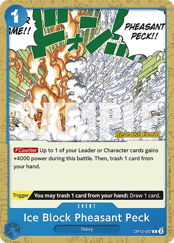 Ice Block Pheasant Peck [Legacy of the Master Release Event Cards] | Galaxy Games LLC