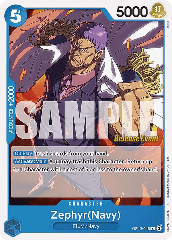Zephyr(Navy) [Legacy of the Master Release Event Cards] | Galaxy Games LLC