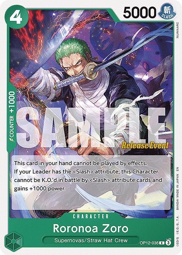 Roronoa Zoro [Legacy of the Master Release Event Cards] | Galaxy Games LLC