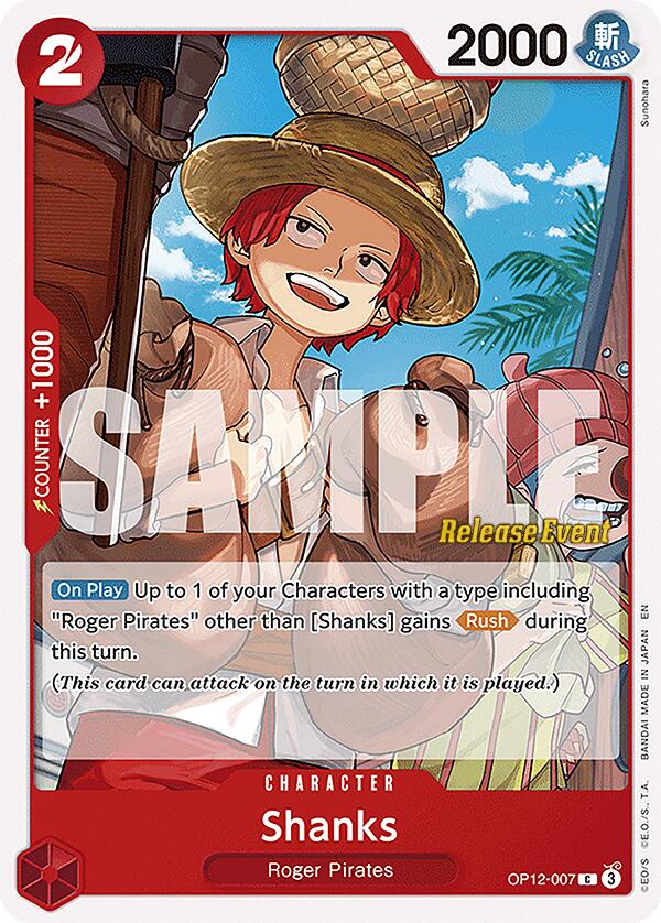 Shanks [Legacy of the Master Release Event Cards] | Galaxy Games LLC