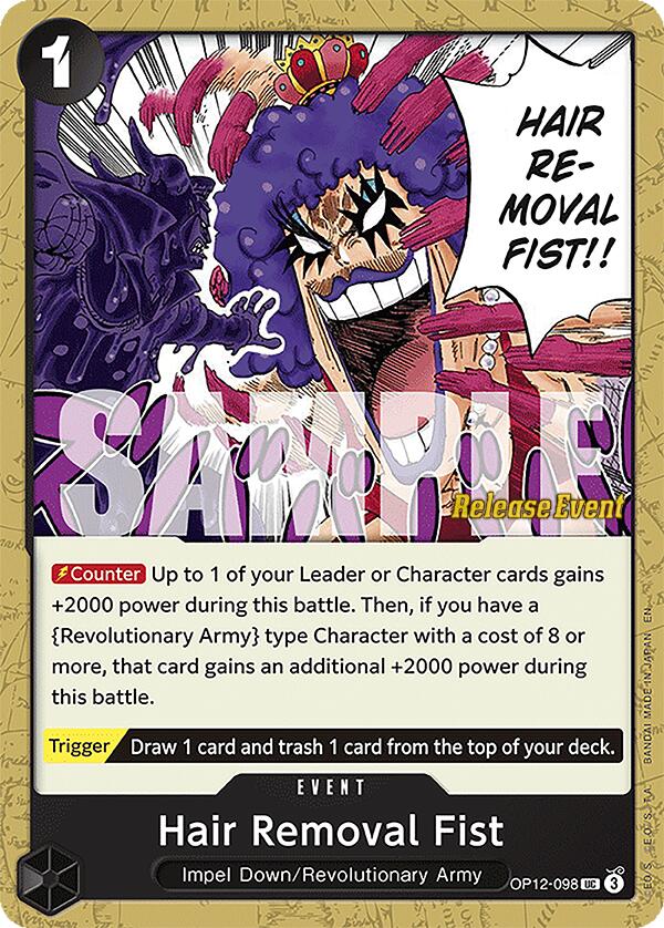 Hair Removal Fist [Legacy of the Master Release Event Cards] | Galaxy Games LLC
