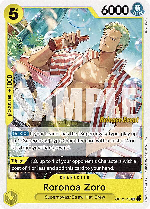 Roronoa Zoro [Legacy of the Master Release Event Cards] | Galaxy Games LLC