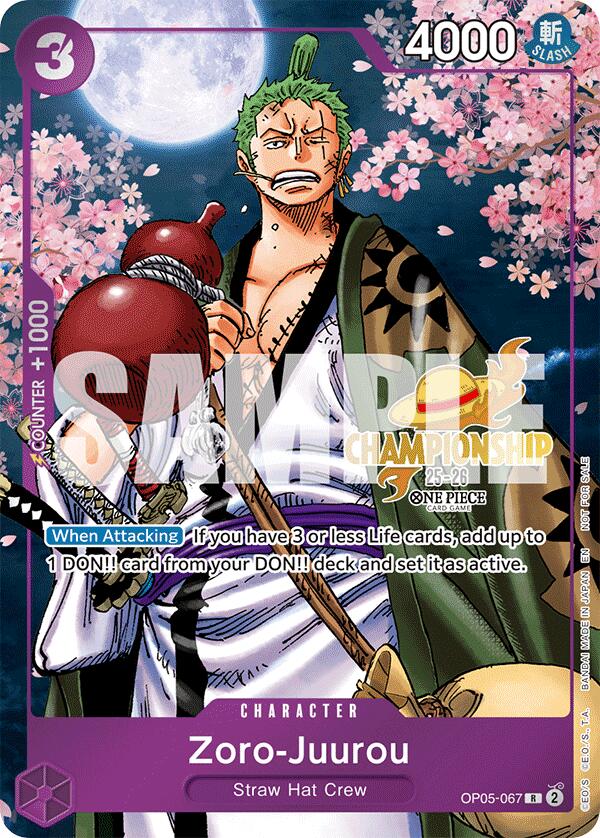 Zoro-Juurou (CS 25-26 Event Pack) [One Piece Promotion Cards] | Galaxy Games LLC