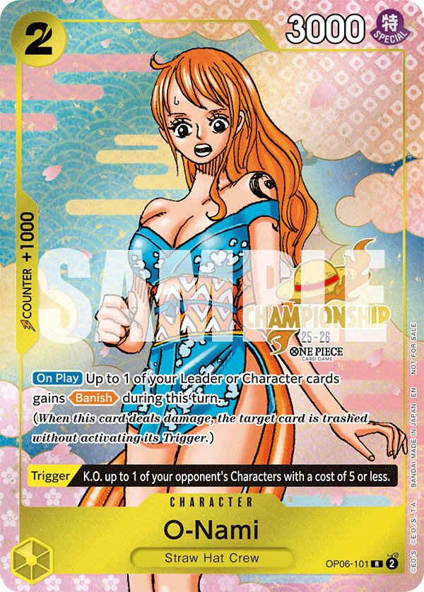 O-Nami (CS 25-26 Event Pack) [One Piece Promotion Cards] | Galaxy Games LLC