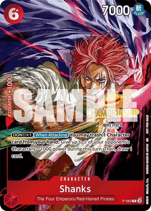 Shanks (CS 25-26 Event Pack) [One Piece Promotion Cards] | Galaxy Games LLC