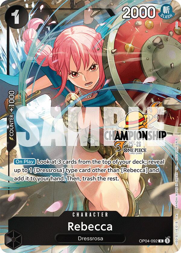 Rebecca (CS 25-26 Celebration Pack) [One Piece Promotion Cards] | Galaxy Games LLC