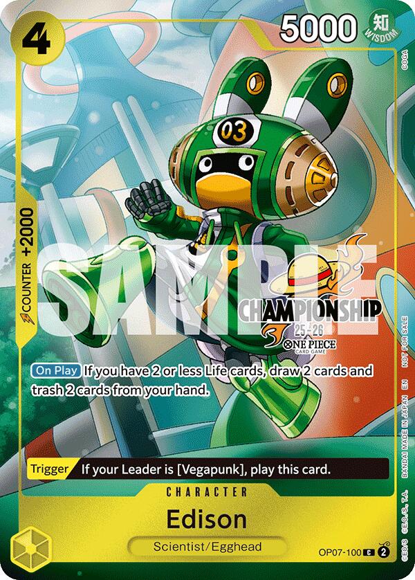 Edison (CS 25-26 Celebration Pack) [One Piece Promotion Cards] | Galaxy Games LLC