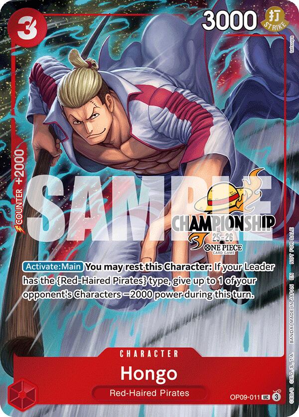 Hongo (CS 25-26 Celebration Pack) [One Piece Promotion Cards] | Galaxy Games LLC