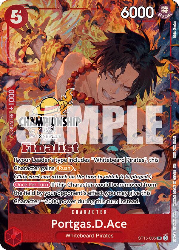 Portgas.D.Ace (CS 25-26 Finalist Card Set 1) [One Piece Promotion Cards] | Galaxy Games LLC