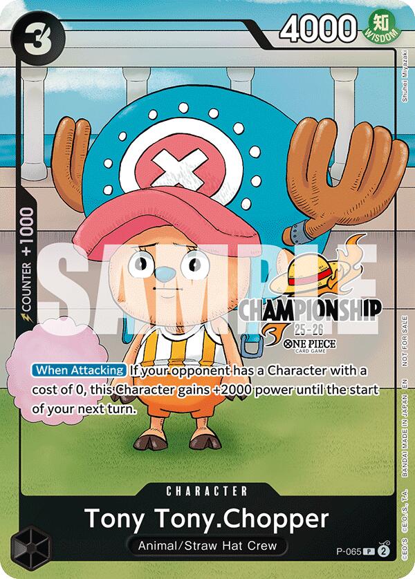 Tony Tony.Chopper (CS 25-26 Event Pack Finalist Ver.) [One Piece Promotion Cards] | Galaxy Games LLC