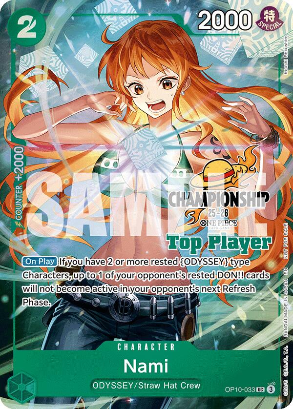 Nami (CS 25-26 Top Player Pack) [One Piece Promotion Cards] | Galaxy Games LLC