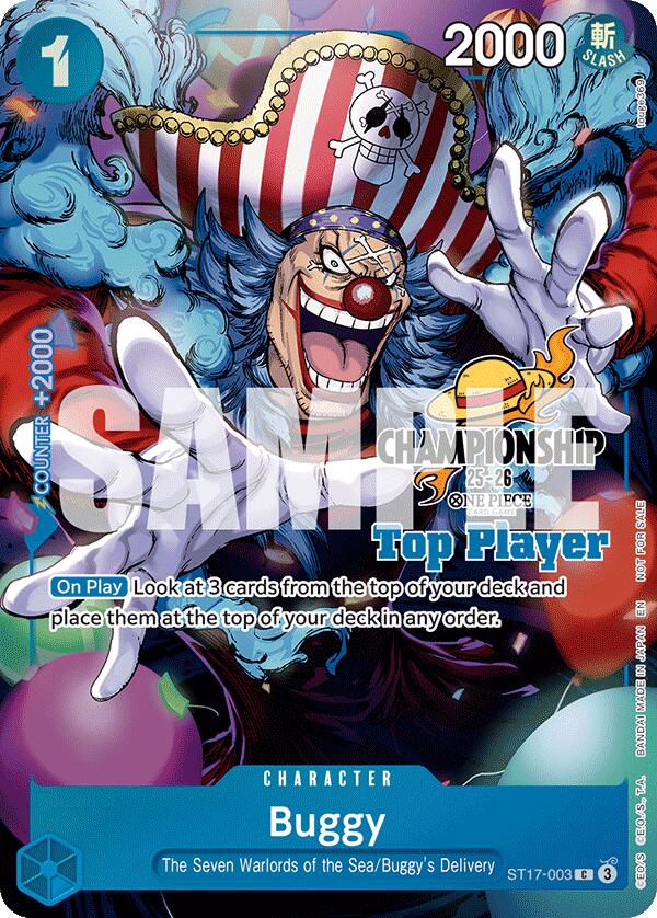 Buggy (CS 25-26 Top Player Pack) [One Piece Promotion Cards] | Galaxy Games LLC