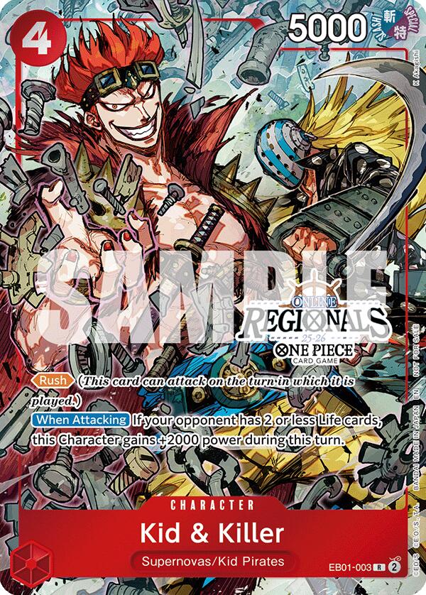 Kid & Killer (Online Regional Participation Pack 2025 Vol.2) [One Piece Promotion Cards] | Galaxy Games LLC