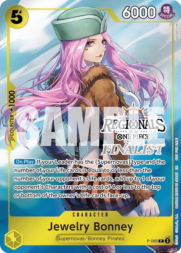 Jewelry Bonney (Online Regional Finalist Card Set 2025 Vol.2) [One Piece Promotion Cards] | Galaxy Games LLC