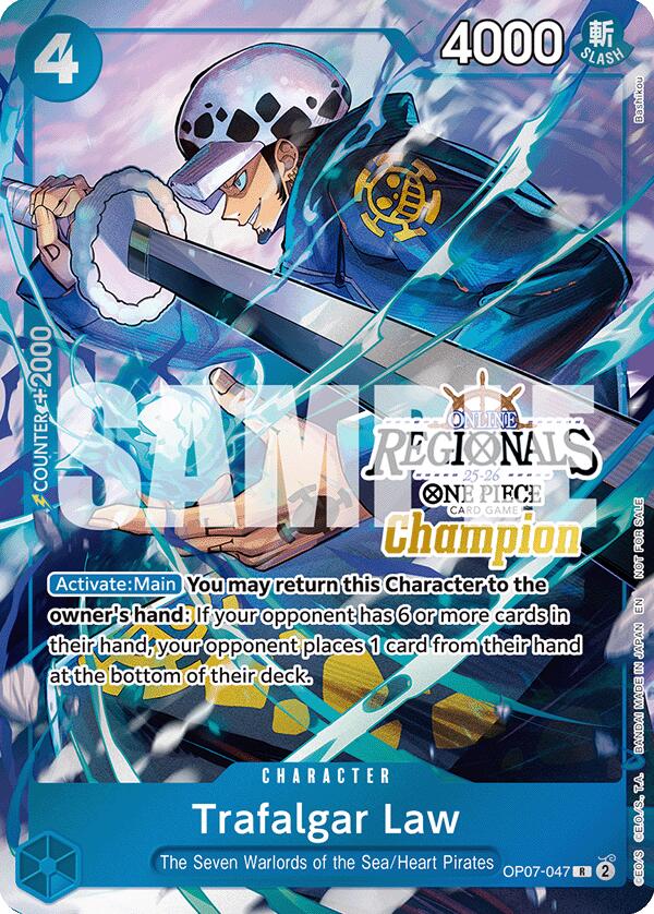Trafalgar Law (Online Regional Champion Card Set 2025 Vol.2) [One Piece Promotion Cards] | Galaxy Games LLC