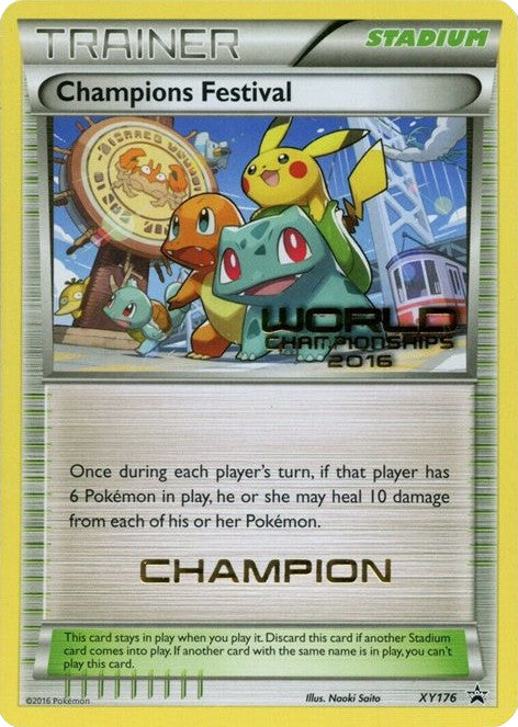 Champions Festival (XY176) (2016 Champion) [XY: Black Star Promos] | Galaxy Games LLC