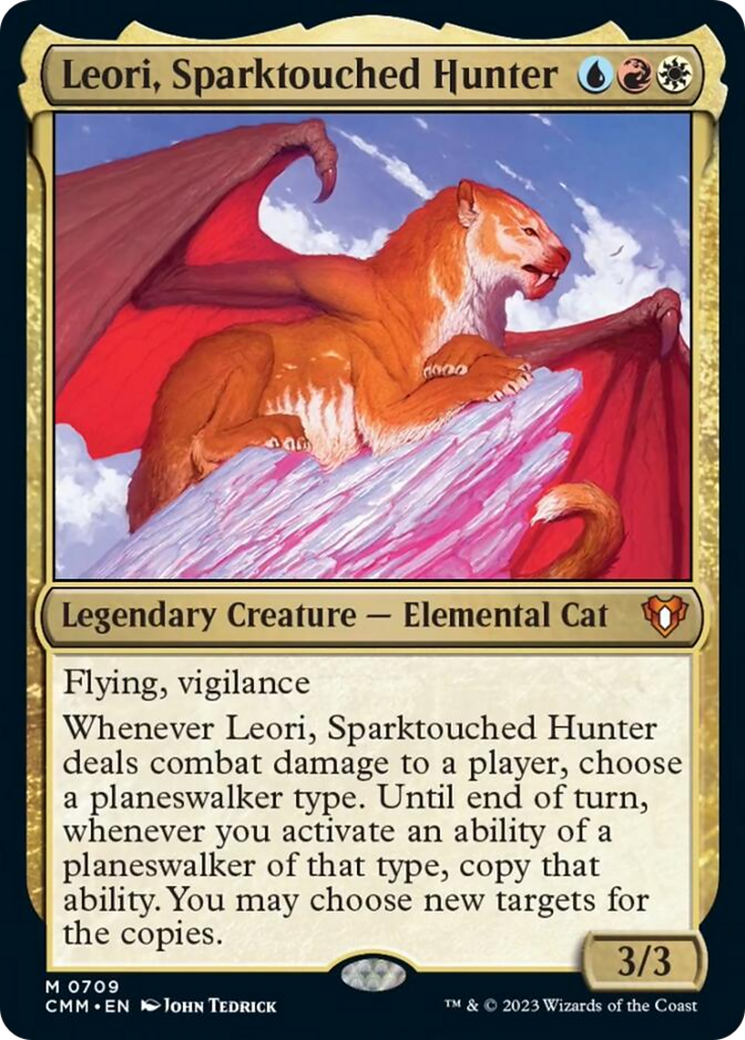 Leori, Sparktouched Hunter [Commander Masters] | Galaxy Games LLC