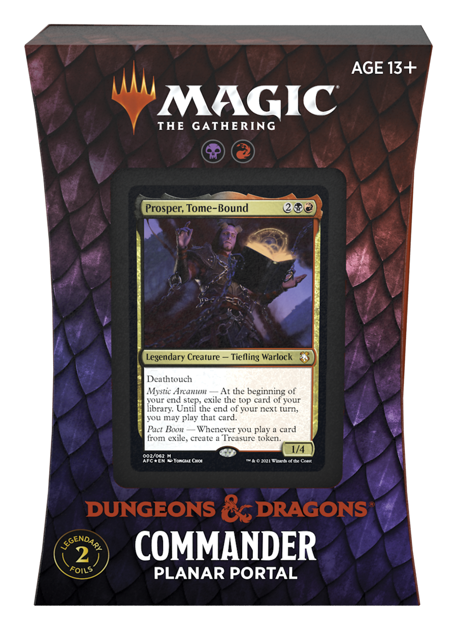 Dungeons & Dragons: Adventures in the Forgotten Realms - Commander Deck Display | Galaxy Games LLC