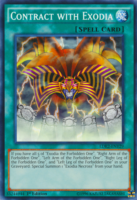 Contract with Exodia [LDK2-ENY29] Common | Galaxy Games LLC