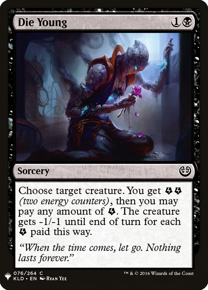 Die Young [Mystery Booster] | Galaxy Games LLC