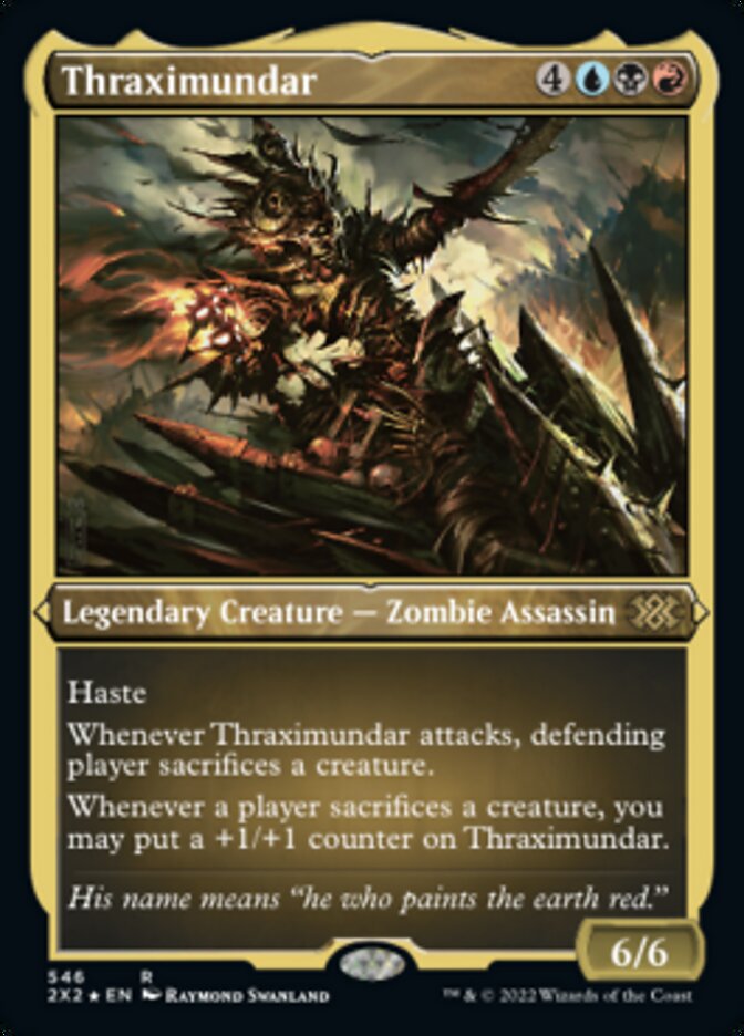 Thraximundar (Foil Etched) [Double Masters 2022] | Galaxy Games LLC