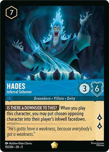 Hades - Infernal Schemer (151/204) [Fabled] | Galaxy Games LLC