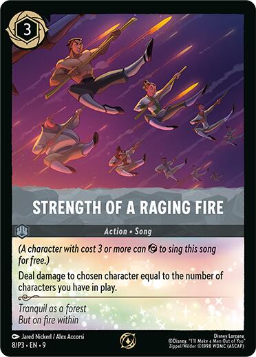 Strength of a Raging Fire (8/P3) [Promo Cards] | Galaxy Games LLC
