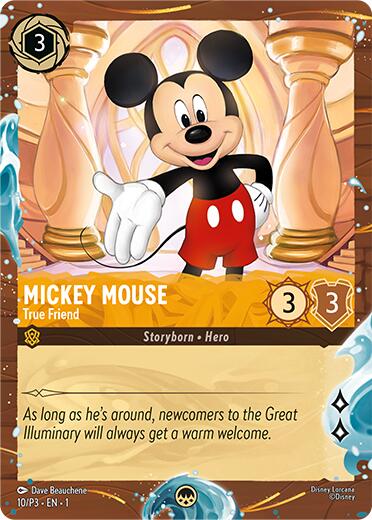 Mickey Mouse - True Friend (Disney Cruise Promo) (10/P3) [Promo Cards] | Galaxy Games LLC