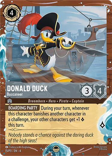 Donald Duck - Buccaneer (Disney Cruise Promo) (15/P3) [Promo Cards] | Galaxy Games LLC