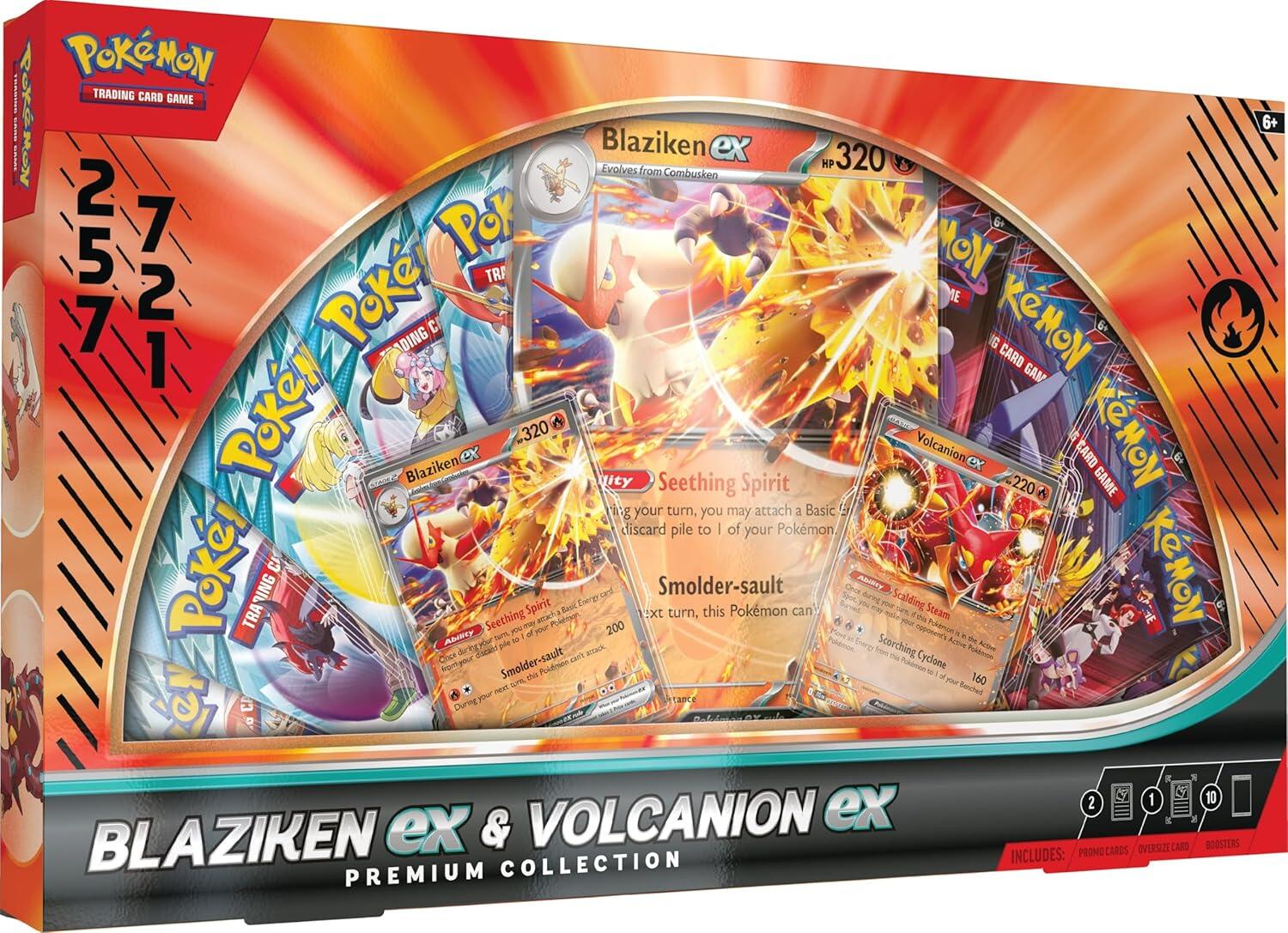 Blaziken ex & Volcanion ex Premium Collection | Galaxy Games LLC