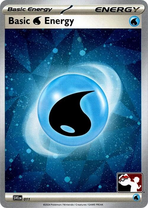 Basic Water Energy (011) (Cosmos Holo) [Prize Pack Series Seven] | Galaxy Games LLC