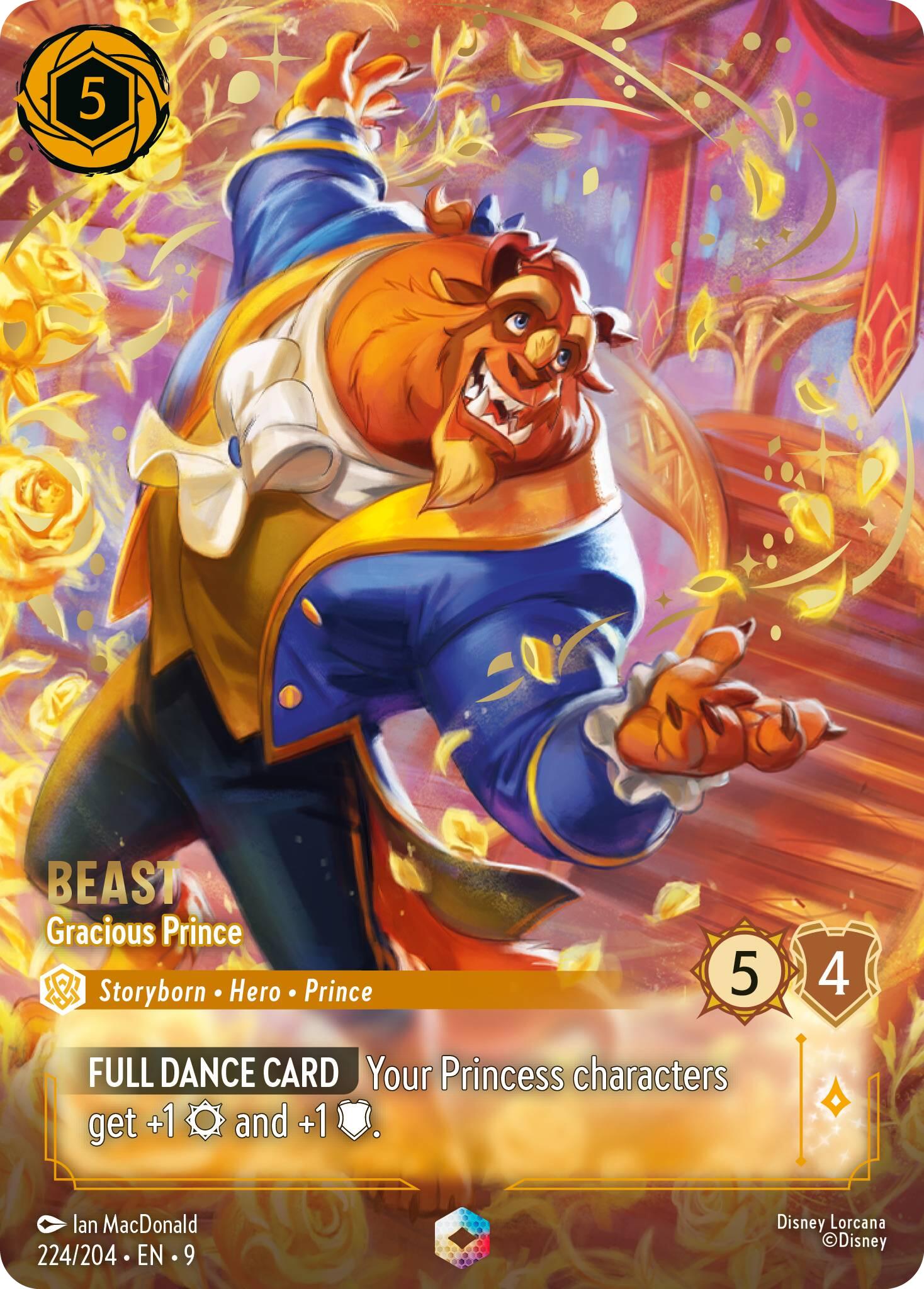 Beast - Gracious Prince (Enchanted) (224/204) [Fabled] | Galaxy Games LLC