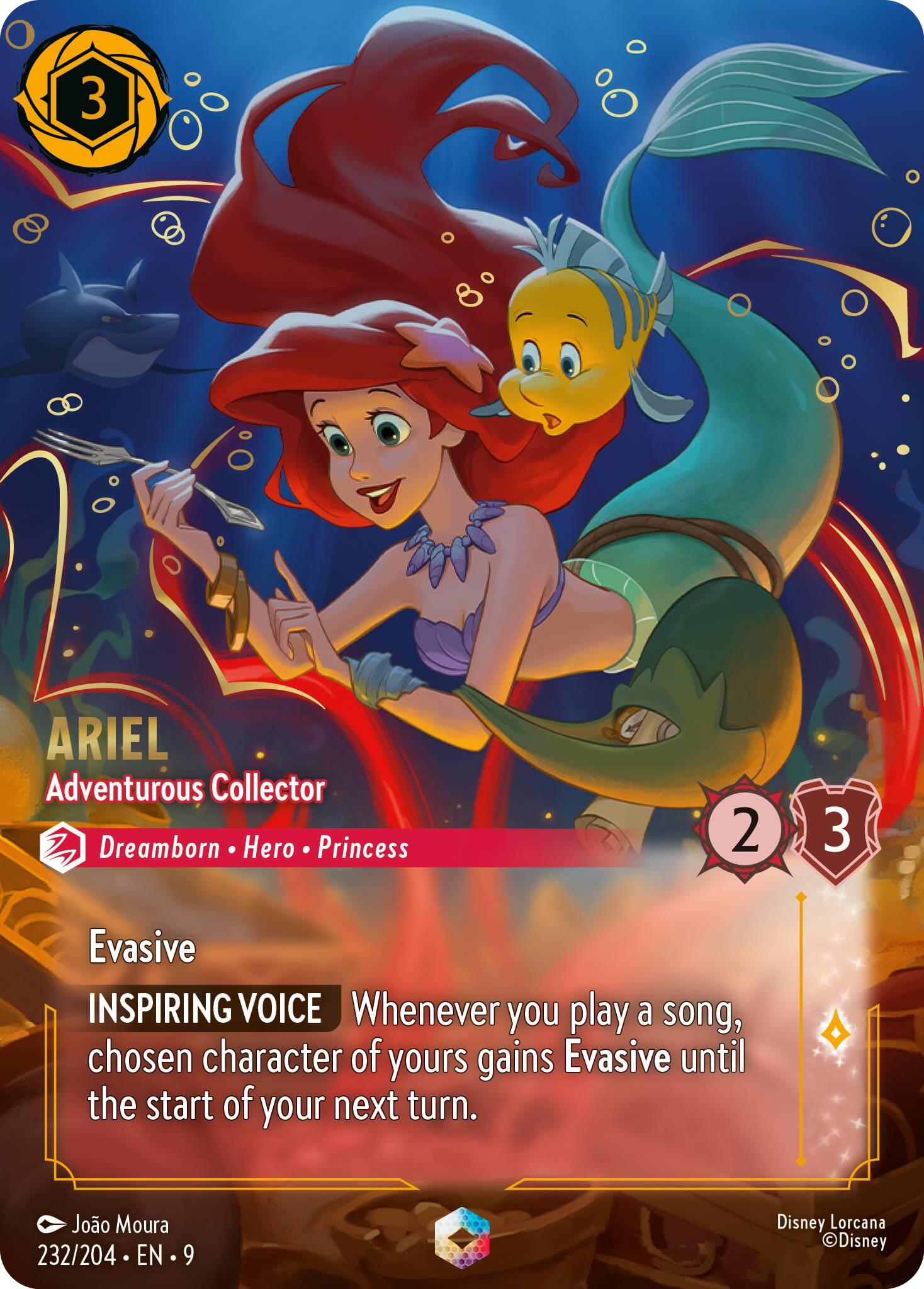 Ariel - Adventurous Collector (Enchanted) (232/204) [Fabled] | Galaxy Games LLC