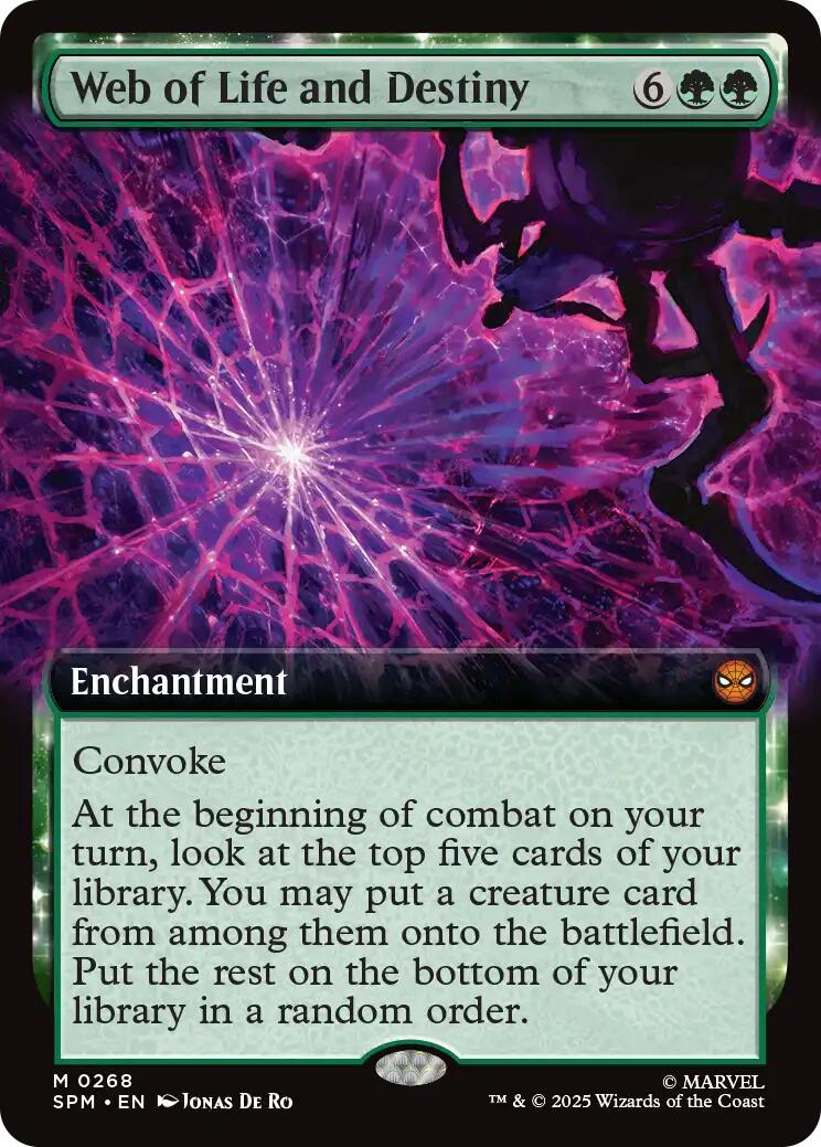 Web of Life and Destiny (Extended Art) [Marvel's Spider-Man] | Galaxy Games LLC