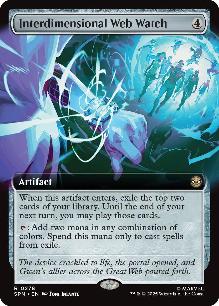 Interdimensional Web Watch (Extended Art) [Marvel's Spider-Man] | Galaxy Games LLC