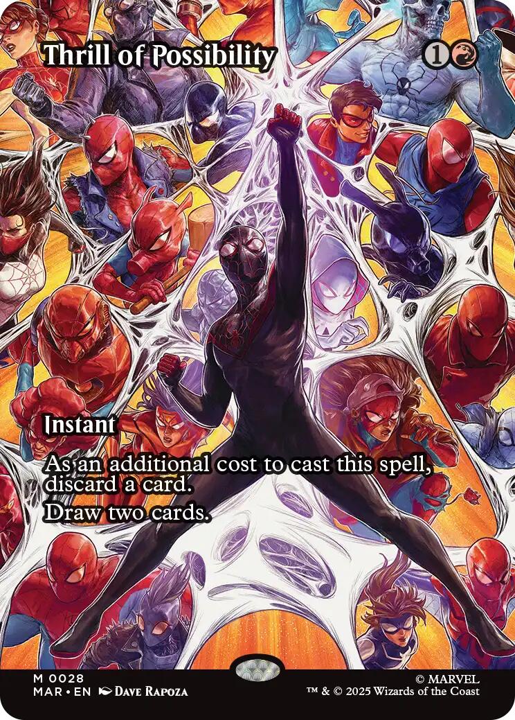 Thrill of Possibility (Borderless) [Marvel's Spider-Man: Eternal-Legal] | Galaxy Games LLC