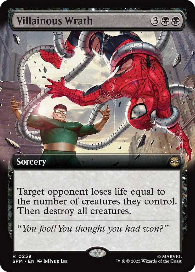 Villainous Wrath (Extended Art) [Marvel's Spider-Man] | Galaxy Games LLC