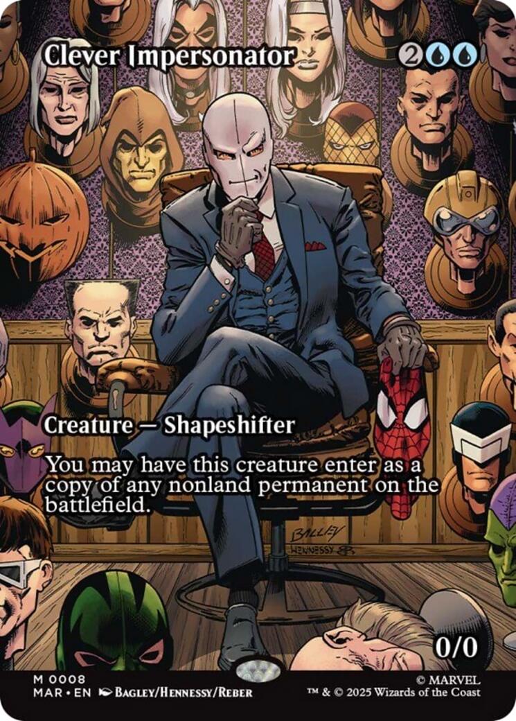 Clever Impersonator (Borderless) [Marvel's Spider-Man: Eternal-Legal] | Galaxy Games LLC