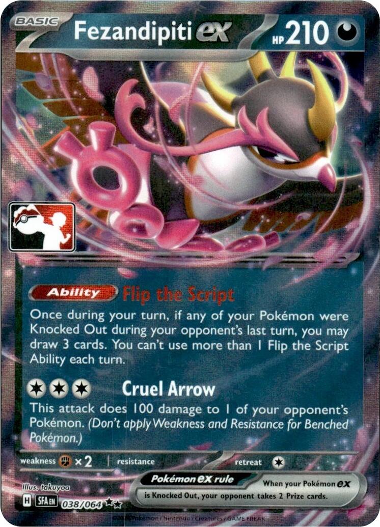 Fezandipiti ex (038/064) [Prize Pack Series Seven] | Galaxy Games LLC