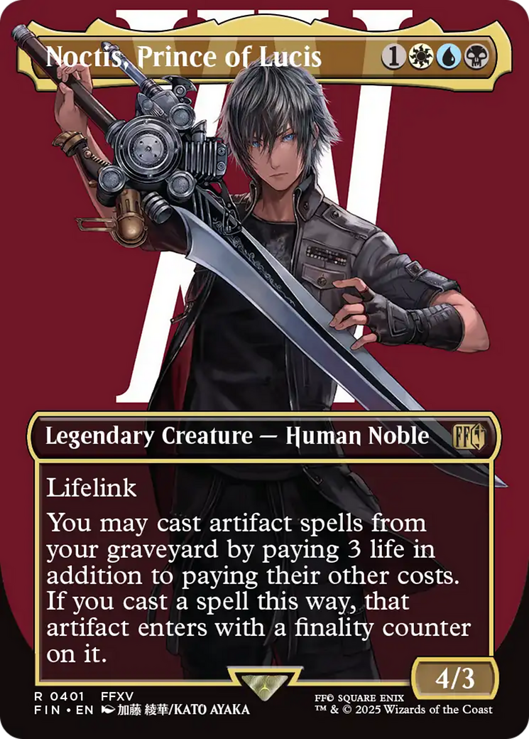 Noctis, Prince of Lucis (Borderless) [FINAL FANTASY] | Galaxy Games LLC