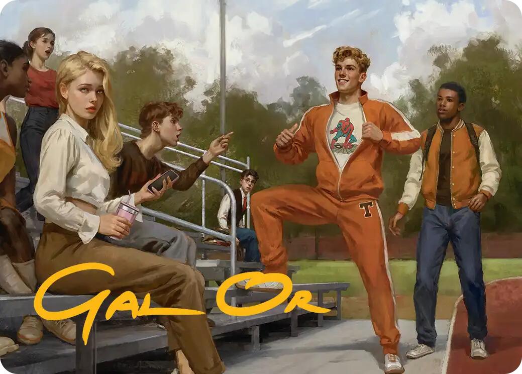 Flash Thompson, Spider-Fan Art Card (Gold-Stamped Signature) [Marvel's Spider-Man Art Series] | Galaxy Games LLC