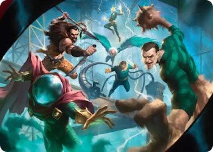 Behold the Sinister Six! Art Card (7/54) [Marvel's Spider-Man Art Series] | Galaxy Games LLC