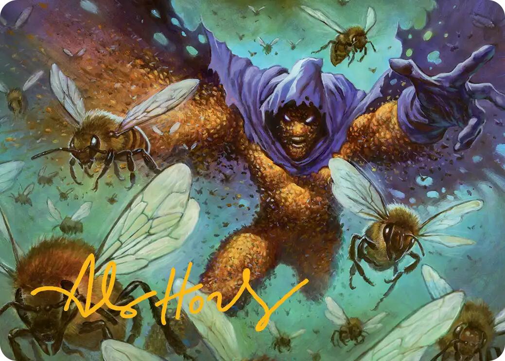 Swarm, Being of Bees Art Card (Gold-Stamped Signature) [Marvel's Spider-Man Art Series] | Galaxy Games LLC