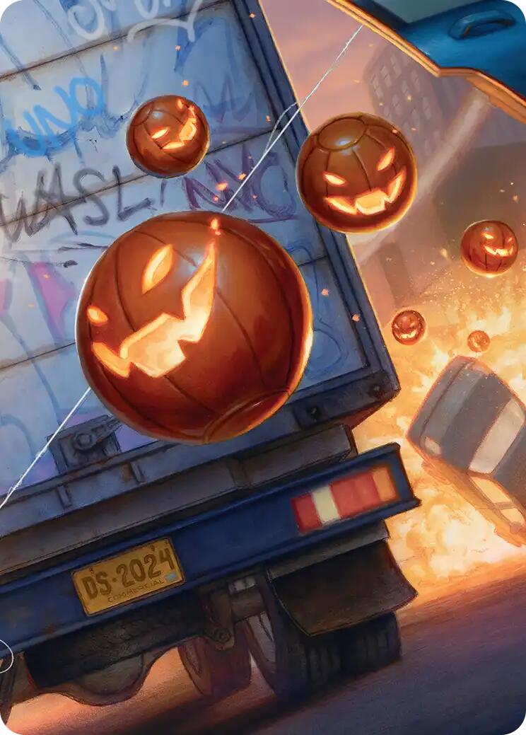 Pumpkin Bombs Art Card [Marvel's Spider-Man Art Series] | Galaxy Games LLC