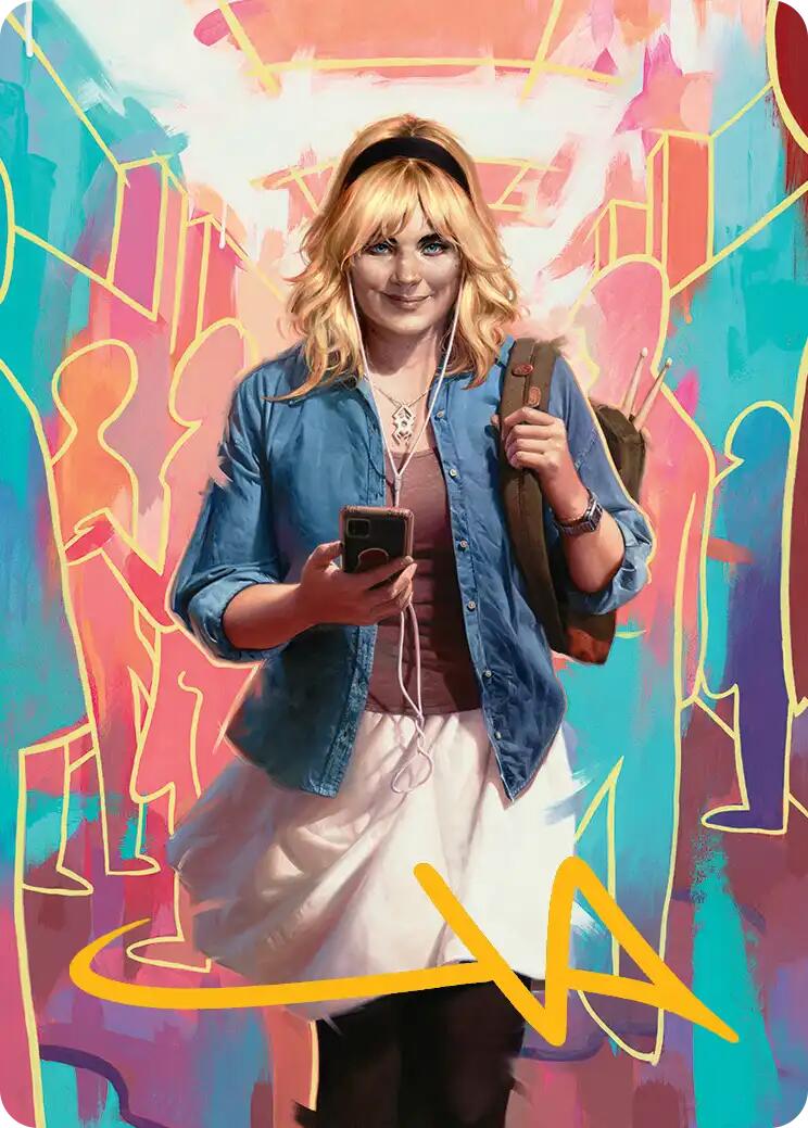 Gwen Stacy Art Card (Gold-Stamped Signature) (13/54) [Marvel's Spider-Man Art Series] | Galaxy Games LLC