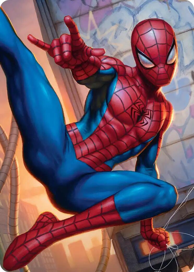 Sensational Spider-Man Art Card [Marvel's Spider-Man Art Series] | Galaxy Games LLC
