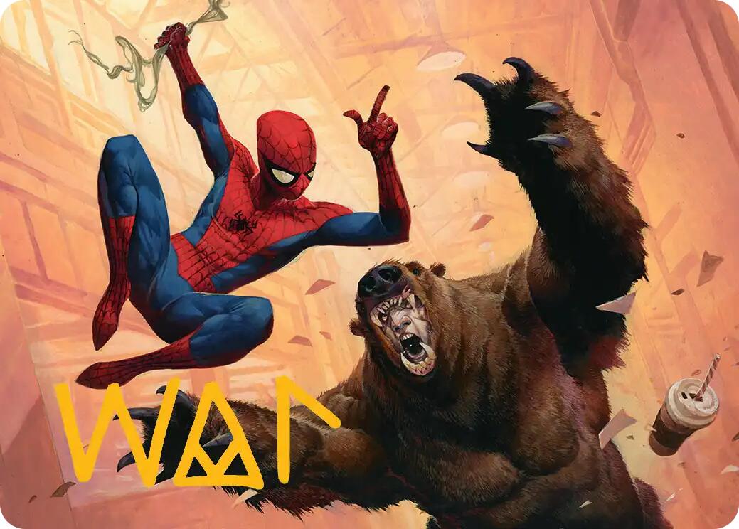 Wisecrack Art Card (Gold-Stamped Signature) [Marvel's Spider-Man Art Series] | Galaxy Games LLC