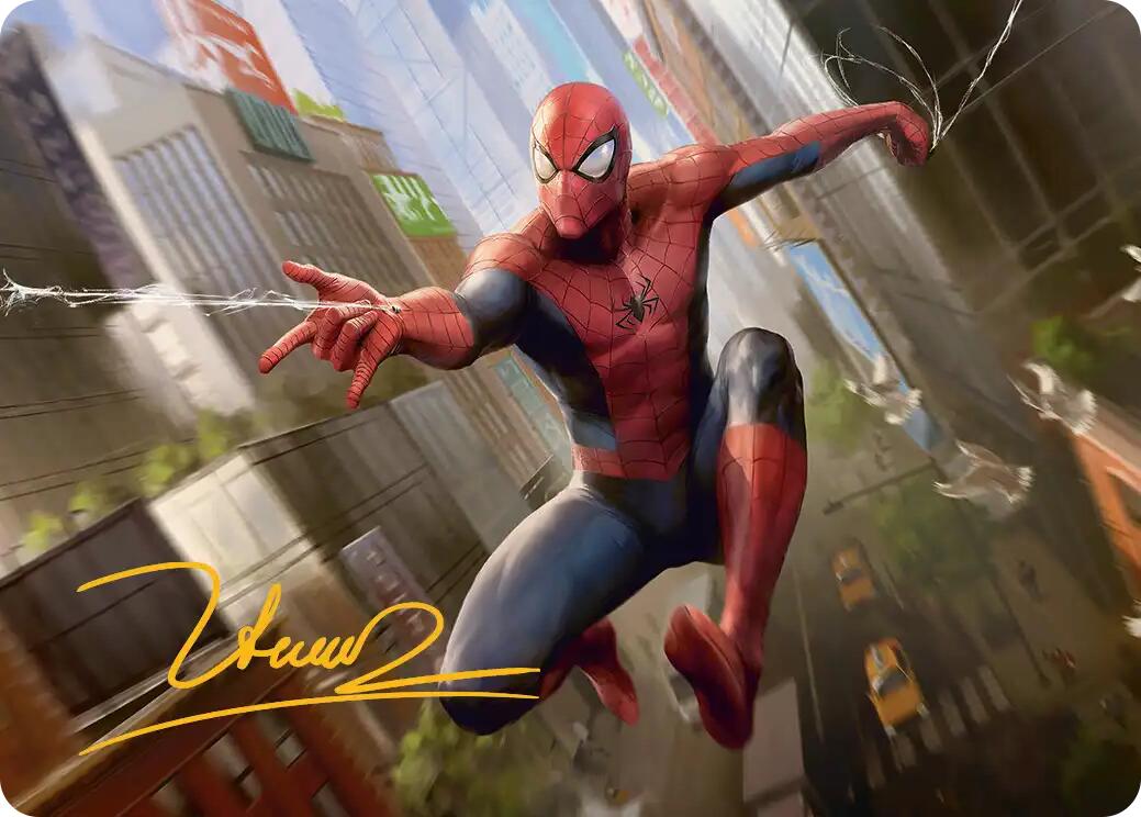 Amazing Spider-Man Art Card (24/54) (Gold-Stamped Signature) [Marvel's Spider-Man Art Series] | Galaxy Games LLC