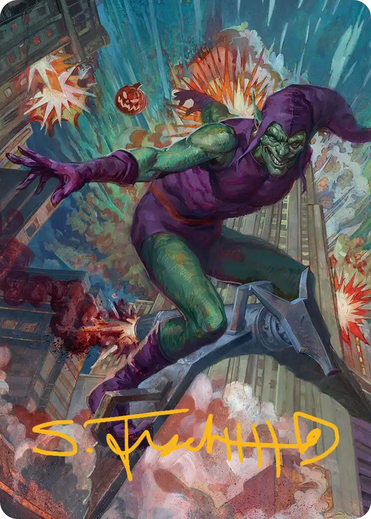 Green Goblin Art Card (26/54) (Gold-Stamped Signature) [Marvel's Spider-Man Art Series] | Galaxy Games LLC