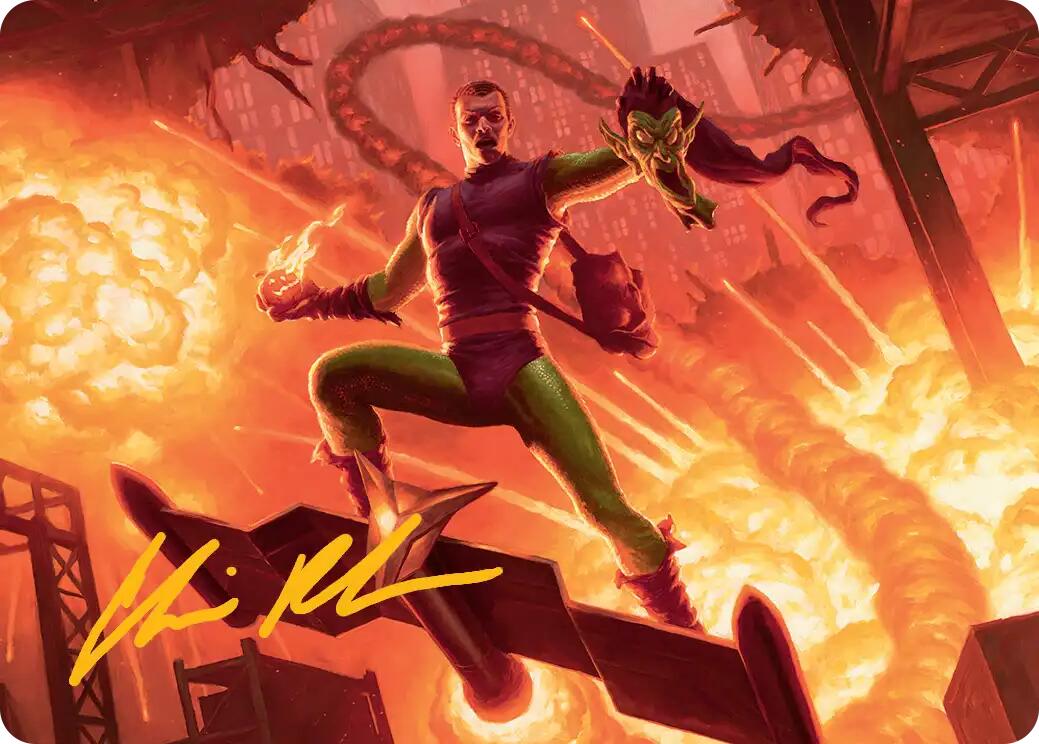Green Goblin, Revenant Art Card (Gold-Stamped Signature) [Marvel's Spider-Man Art Series] | Galaxy Games LLC